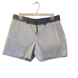 Tommy Hilfiger Women’s Shorts Size 10 White with Blue Pattern